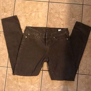 Gap Gray Corduroy Skinny Pants